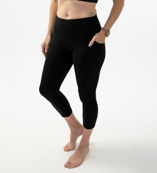 Cooling Bamboo High-Rise Pocket Leggings 25" Inseam